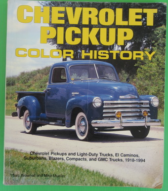 CHEVROLET PICKUP COLOR HISTORY