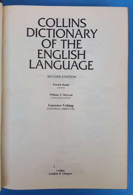 THE COLLINS ENGLISH DICTIONARY