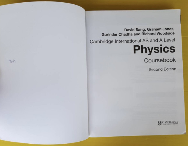 Cambridge A Level Physics Coursebook Answers