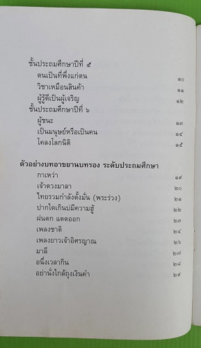 บทอาขยานภาษาไทย ระดับประถมศึกษา