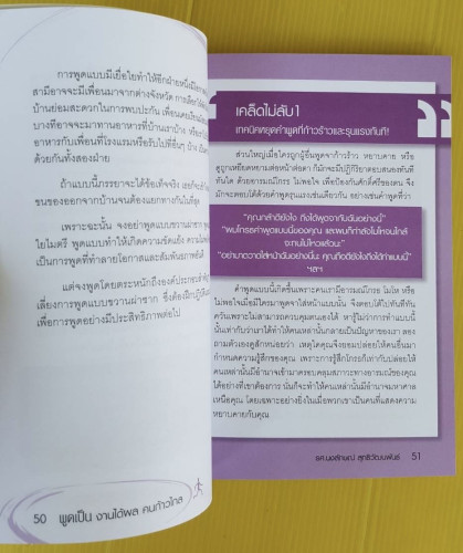 พูดเป็น งานได้ผล คนก้าวไกล  โดย รศ.นงลักษณ์ สุทธิวัฒนพันธ์ 3