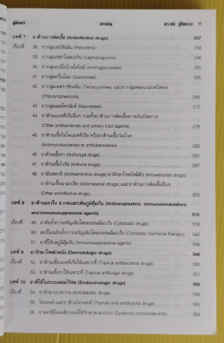 คู่มือยา HANDBOOK OF DRUGS  โดย ปราณี ทู้ไพเราะ 3