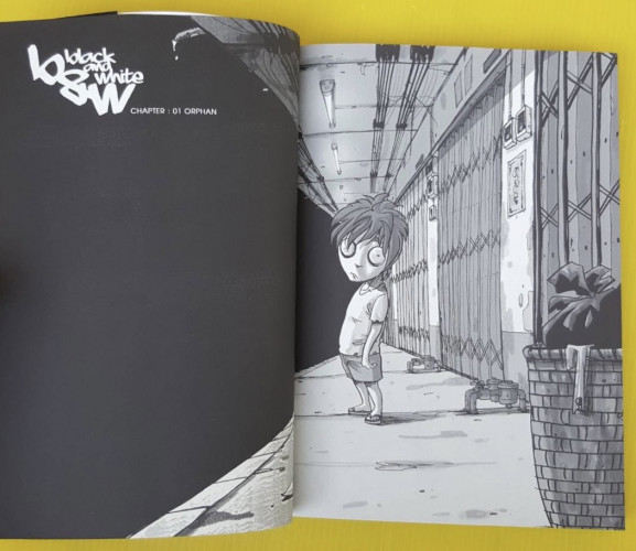 black and white STORY AND ILLUSTRATED BY THE DUANG