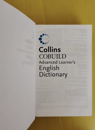 Collins COBUILD Advanced Learner's English Dictionary 1