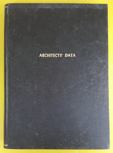 ARCHITECTS' DATA   Edited and revised by RUDOLF HERZ, FRIBA, Dr Ing. (Berlin)