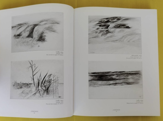 วาดเส้นสร้างสรรค์ คัดสรรผลงานระหว่างปี พ.ศ.2509-2548 ประเทือง เอมเจริญ (มีลายเซ็น) 4