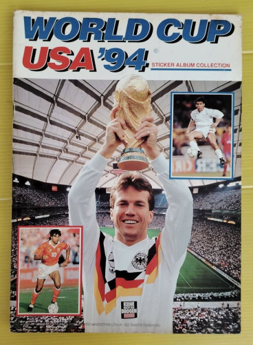 WORLD CUP USA '94  STICKER ALBUM COLLECTION สมุดสะสมภาพ ฟุตบอลโลก 1994