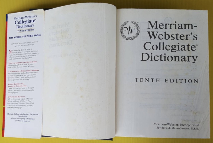 Merriam-Webster's Collegiate Dictionary