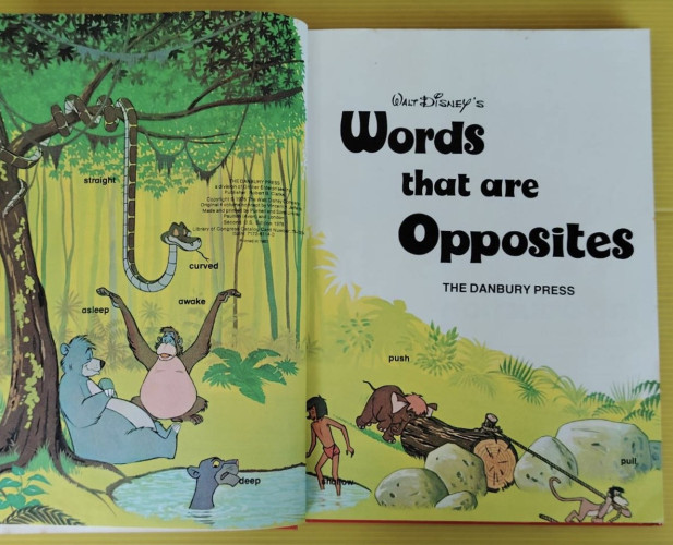 Words that are Opposites WALT DiSNEY