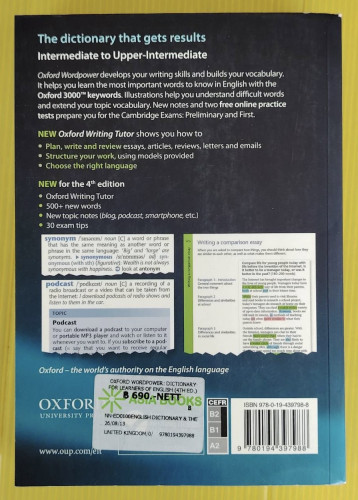 Oxford Wordpower Dictioanry  NEW 4TH EDITION 6