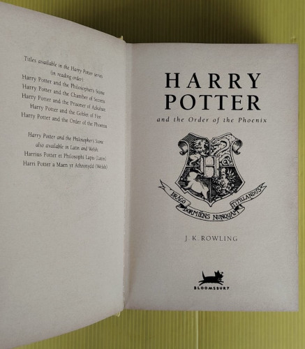 HARRY POTTER and the Order of the Phoenix by J.K. ROWLING