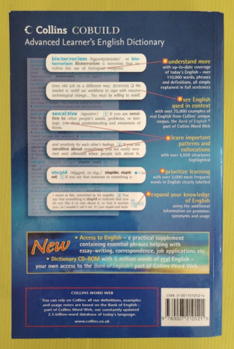 Collins COBUILD Advanced Learner's English Dictionary 7