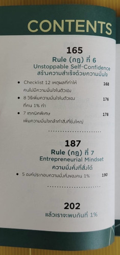 THE ONE% สิ่งที่คนสำเร็จ 1% ของโลกทำ คน 99% อยากรู้  โดย ภัทรพล ศิลปาจารย์ (พอล) 3