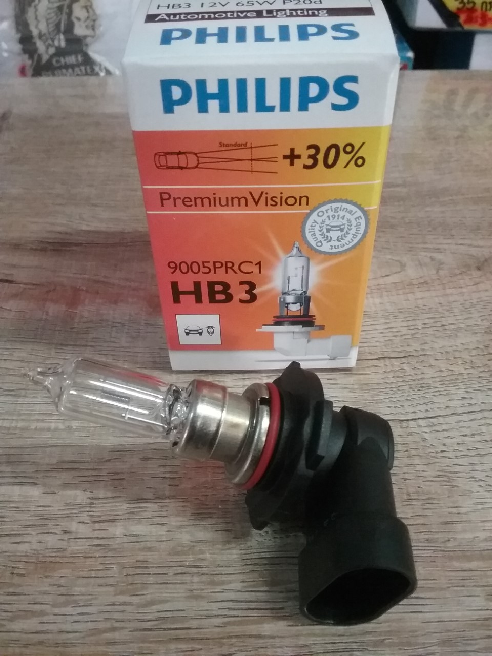 หลอดไฟ ฟิลลิป  HB3  12V.