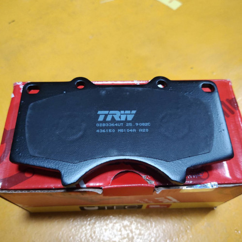 ผ้าเบรค หน้า Toyota VIGO วีโก้, ฟอร์จูนเนอร์ (จานใหญ่) ยี่ห้อ TRW ผ้าดิสเบรค DB1482 1