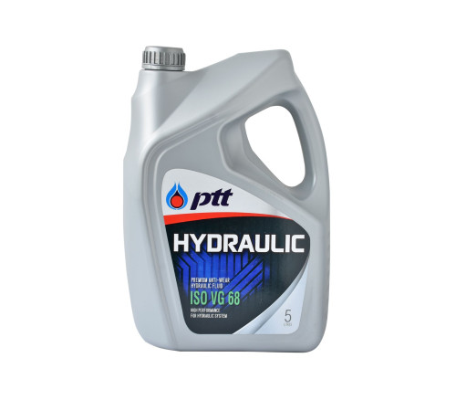น้ำมันเครื่องไฮดรอลิค ปตท. PTT HYDRAULIC ISOVG 68 ขนาด 5 ลิตร