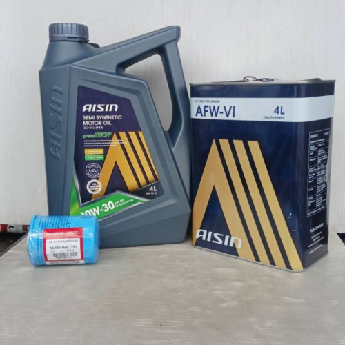 ชุดเปลี่ยนถ่ายของเหลว Honda เกียร์ ออโต้ ฮอนด้า นิวเเจ๊ส นิวซิตี้ Civic และอื่นๆ AISIN Semi Gasoline