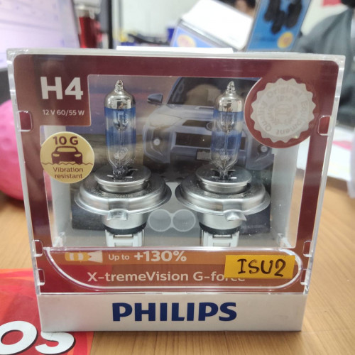 หลอดไฟ H4 PHILIPS X-tremeVision 12V 60/55 W +130%