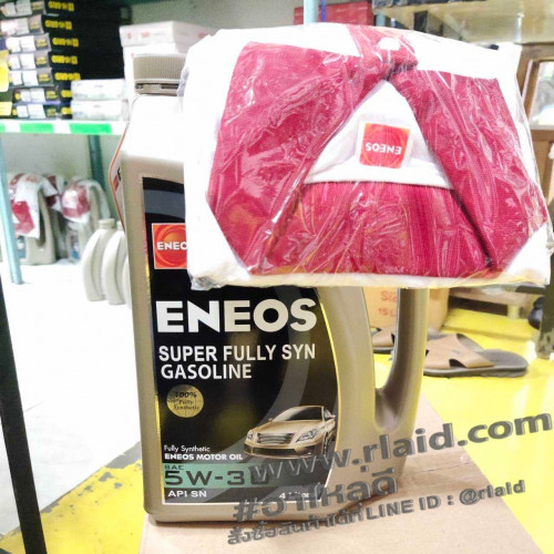 น้ำมันเครื่องยนต์เบนซิน ENEOS SUPER FULLY SYN 5W-30 4ลิตร สังเคราะห์แท้ 100%