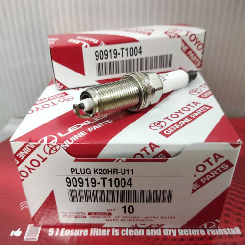 หัวเทียน **แท้ TOYOTA K20HR-U11 สำหรับรถ วีโก้, ฟอร์จูนเนอร์, อินโนว่า