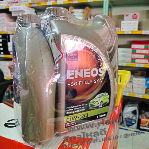 น้ำมันเครื่องยนต์เบนซิน ENEOS ECO FULLY SYN 0W-20 3+1ลิตร สังเคราะห์แท้ ...