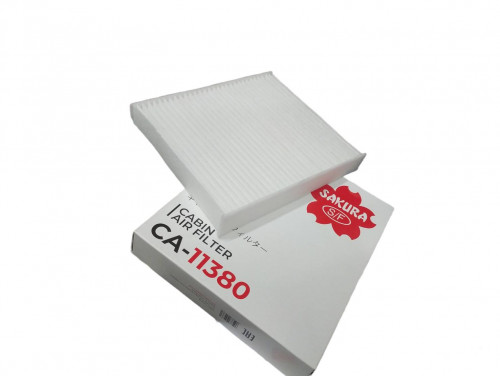 กรองแอร์ โตโยต้า รีโว่ ยี่ห้อ  ซากุระ  (ผ้าขาว)  CA-11380