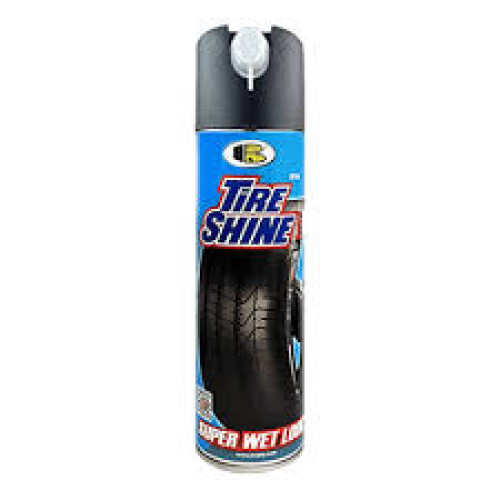 BOSNY สเปรย์เคลือบเงายาง เคลือบยางรถ พ่นล้อ Tire Shine B118 สเปรย์ยางดํา ขนาด550cc