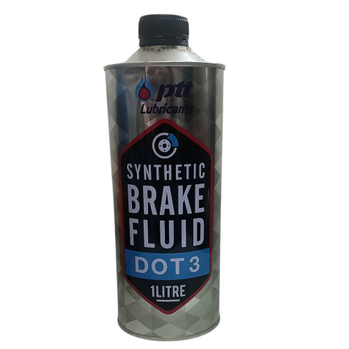 Ptt Synthetlc Brake Fluld Dot3 น้ำมันเบรค ปตท.ดอท3 ขนาด1ลิตร