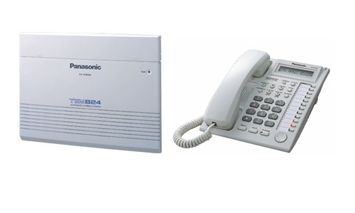 Panasonicตู้สาขาโทรศัพท์ระบบHybrid PBX พานาโซนิครุ่นKX-TEM824BX
