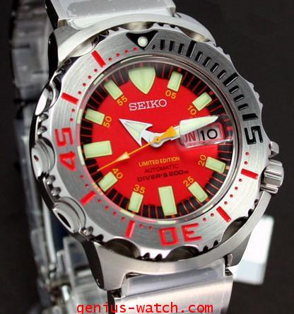 SEIKO RED MONSTER SKZ243K1 LIMITED EDITION