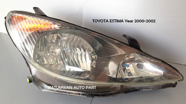 ไฟหน้า Toyota Estima (โตโยต้า เอสติม่า) ตัวถัง XR30/XR40 ปี 2000-2002
