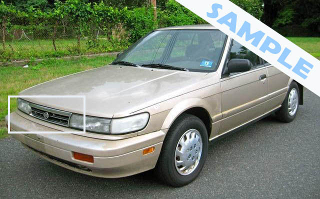 หน้ากระจัง Nissan Sunny (นิสสัน ซันนี่) B13 ลายนอก ปี 1990-1993 3