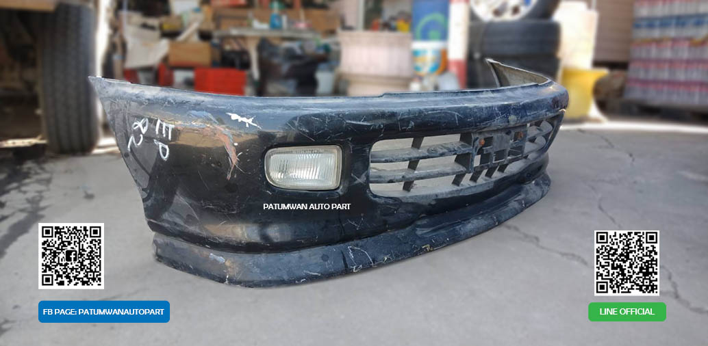 กันชนหน้า Toyota Starlet EP82 (โตโยต้า สตาร์เร็ท) + ไฟในกันชน 1