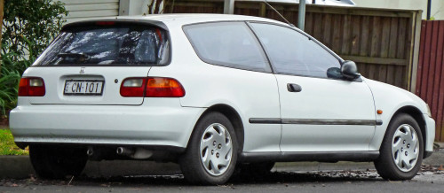 กระจกมองข้าง ปรับไฟฟ้า 3 สาย Honda Civic EG (ฮอนด้า ซีวิค เตารีด) 3 ประตู ปี 1992-1996 4