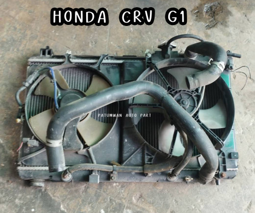 หม้อน้ำ พัดลมแอร์ พัดลมรังผึ้ง Honda CRV G1 ฮอนด้า ซีอาร์วี ตัวแรก