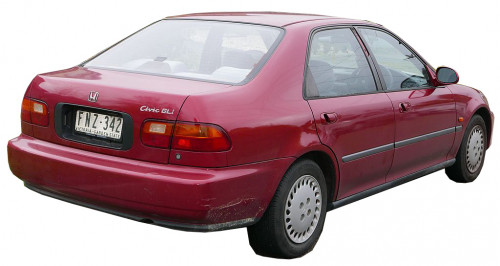 กระจกมองข้าง ปรับไฟฟ้า 3 สาย Honda Civic EG (ฮอนด้า ซีวิค เตารีด) 3 ประตู ปี 1992-1996 2