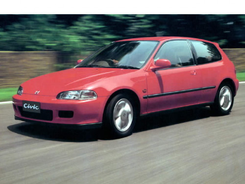 กระจกมองข้าง ปรับไฟฟ้า 3 สาย Honda Civic EG (ฮอนด้า ซีวิค เตารีด) 3 ประตู ปี 1992-1996 1