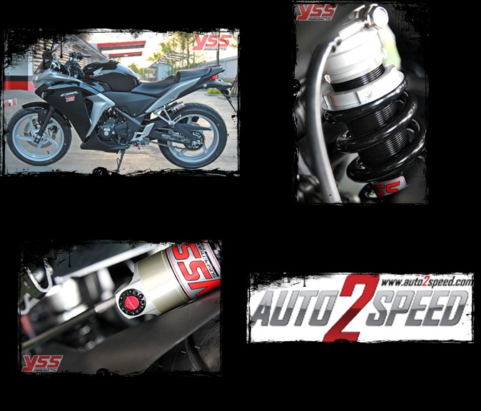โช๊คแก๊สแท้ MX366-295TRC ตัวท๊อปสุดสำหรับ CBR 250 R