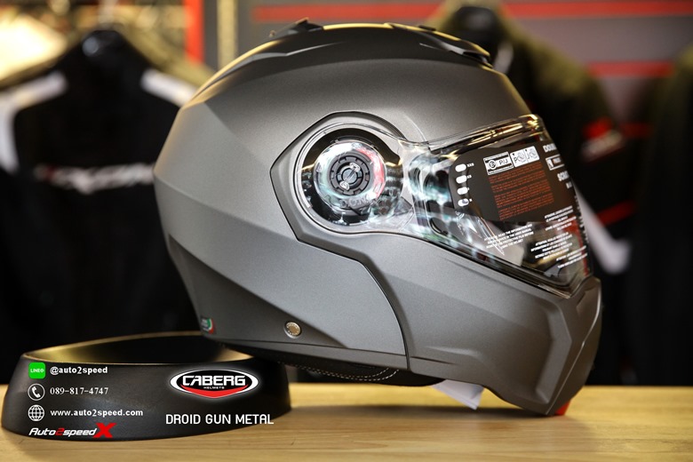 หมวกกันน็อค CABERG DROID GUN METAL 4