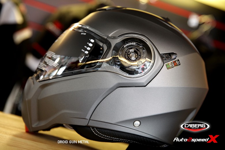 หมวกกันน็อค CABERG DROID GUN METAL 3