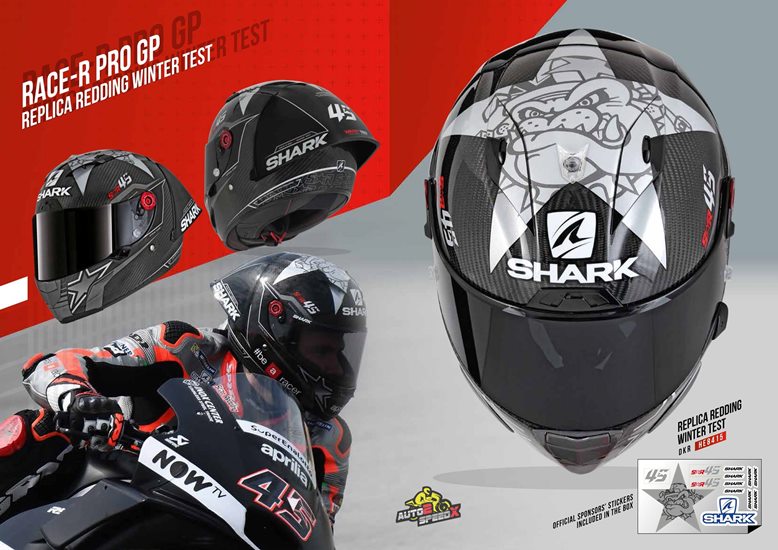 หมวกกันน็อค SHARK RACE R PRO GP REDDING WINTER TEST