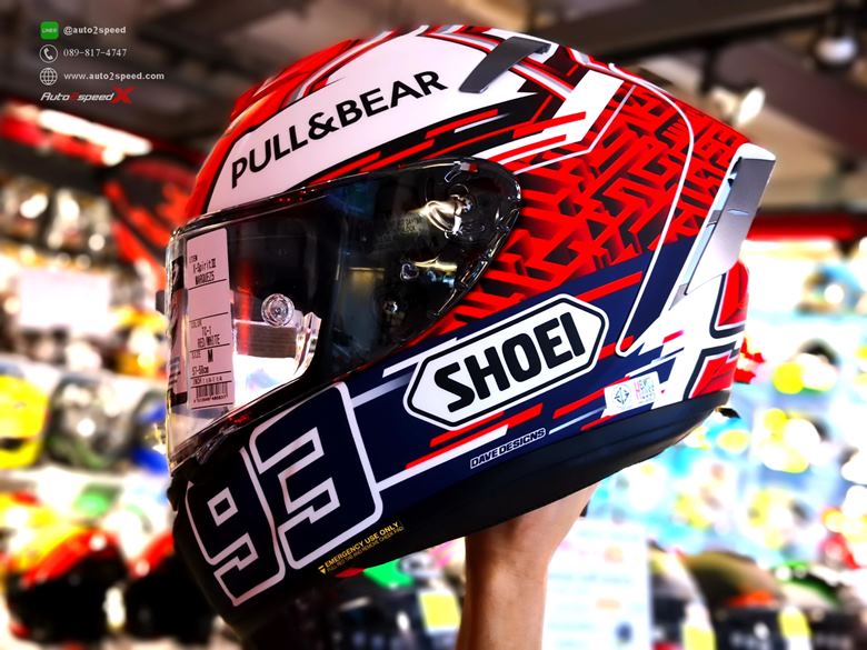 หมวกกันน็อค SHOEI X SPIRIT III Marquez5 2