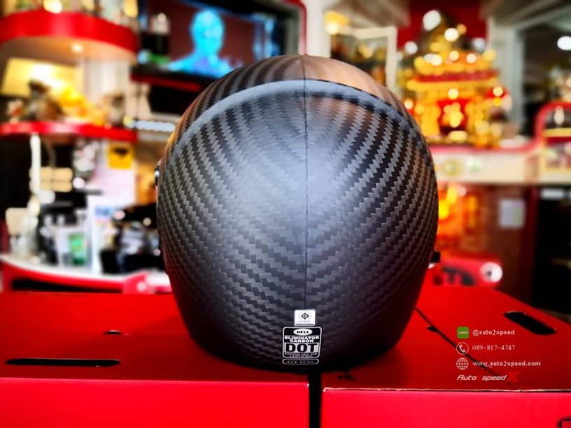 หมวกกันน็อค BELL ELIMINATOR MATT BLACK CARBON 7
