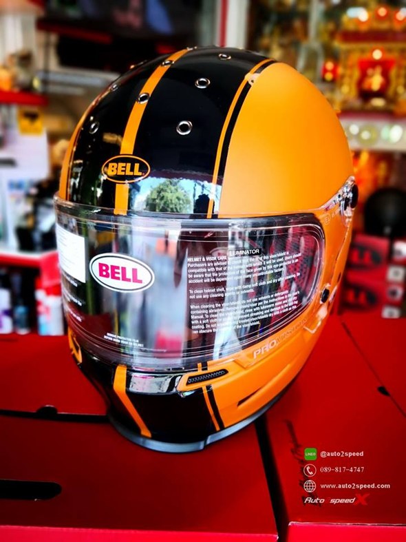 หมวกกันน็อค BELL ELIMINATOR RALLY ORANGE 1