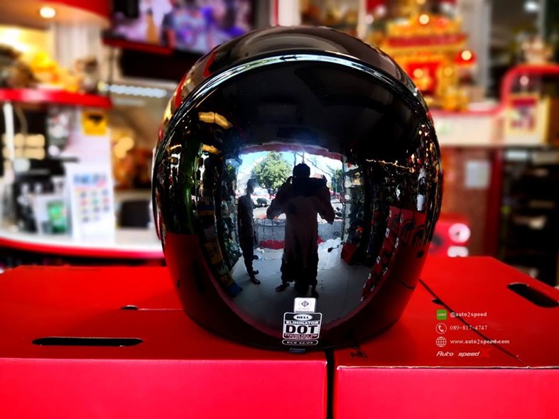 หมวกกันน็อค BELL ELIMINATOR GLOSS BLACK 1