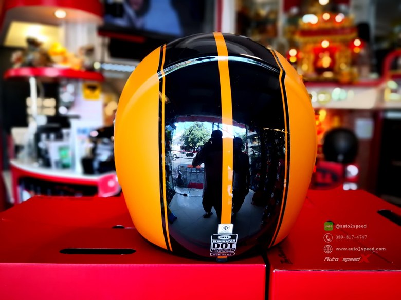 หมวกกันน็อค BELL ELIMINATOR RALLY ORANGE 5