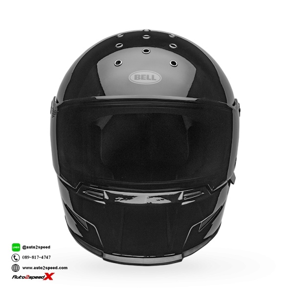หมวกกันน็อค BELL ELIMINATOR GLOSS BLACK 6