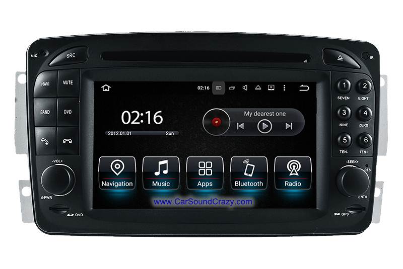 Benz W203 C Class (2000-2005) Android DVD GPS ตรงรุ่น 1