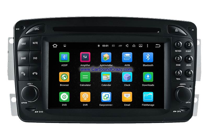 Benz W203 C Class (2000-2005) Android DVD GPS ตรงรุ่น 2