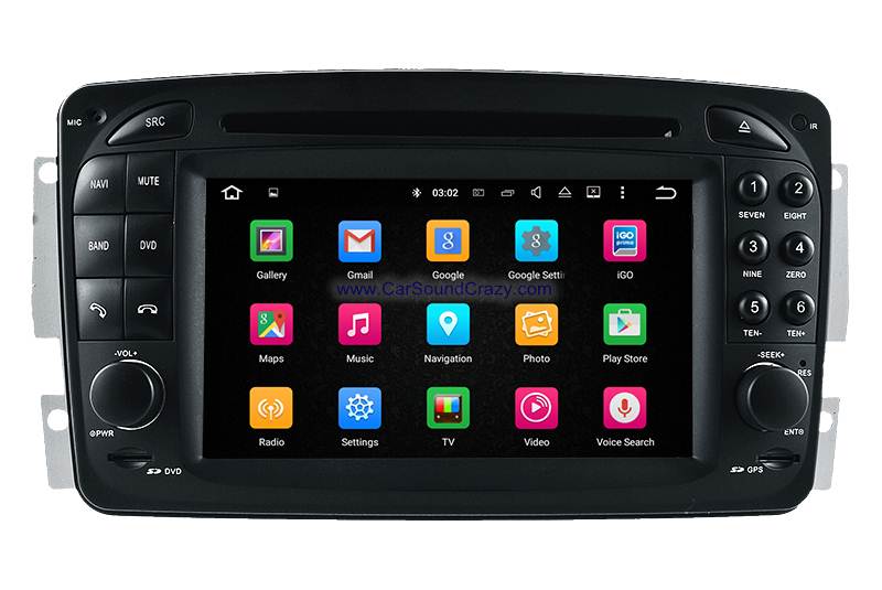 Benz W203 C Class (2000-2005) Android DVD GPS ตรงรุ่น 3